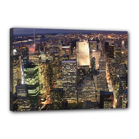 New York 1 Canvas 18  X 12  by trendistuff