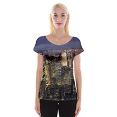 New York 1 Women s Cap Sleeve Top