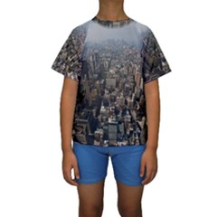 Manhattan 2 Kid s Short Sleeve Swimwear