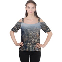 Manhattan 2 Women s Cutout Shoulder Tee