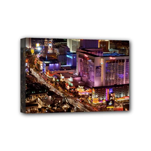 Las Vegas 2 Mini Canvas 6  X 4  by trendistuff