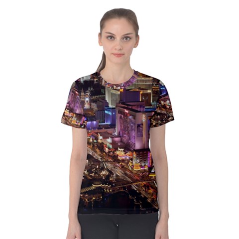 Las Vegas 2 Women s Cotton Tee by trendistuff