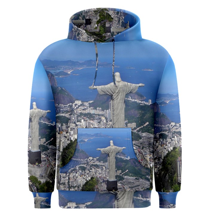 CHRIST ON CORCOVADO Men s Pullover Hoodies