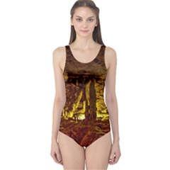 Volcano Cave One Piece Swimsuit