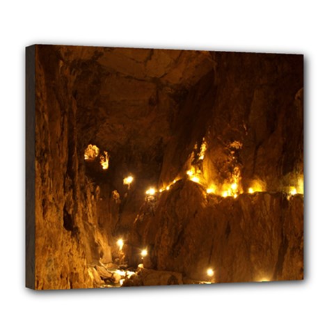 Skocjan Caves Deluxe Canvas 24  X 20   by trendistuff