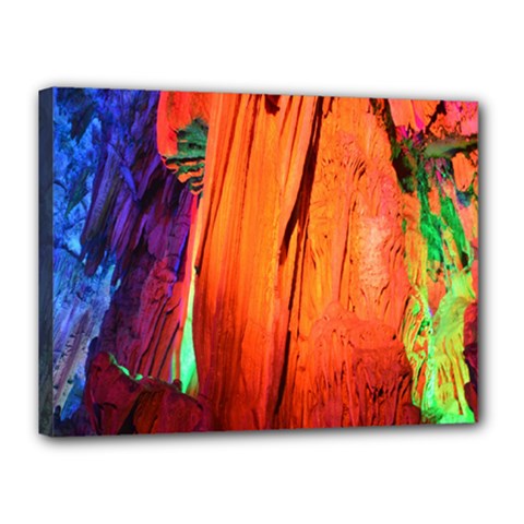 Reed Flute Caves 4 Canvas 16  X 12  by trendistuff