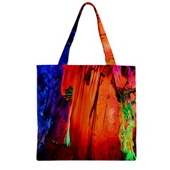 Reed Flute Caves 4 Zipper Grocery Tote Bags by trendistuff