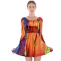 REED FLUTE CAVES 4 Long Sleeve Skater Dress View1