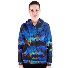 Reed Flute Caves 2 Women s Zipper Hoodies by trendistuff