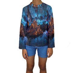 Reed Flute Caves 1 Kid s Long Sleeve Swimwear by trendistuff