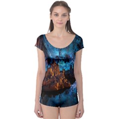 Reed Flute Caves 1 Short Sleeve Leotard by trendistuff