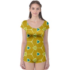 Connected Triangles Boyleg Leotard (ladies)