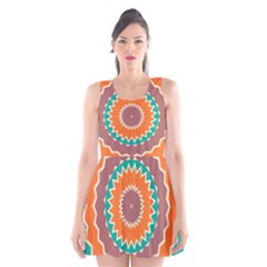 Hypnotic Star Scoop Neck Skater Dress