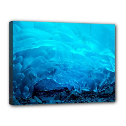 Mendenhall Ice Caves 3 Canvas 16  X 12  by trendistuff