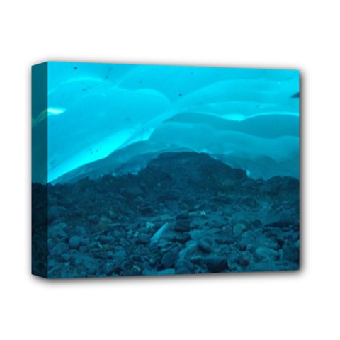 Mendenhall Ice Caves 1 Deluxe Canvas 14  X 11  by trendistuff