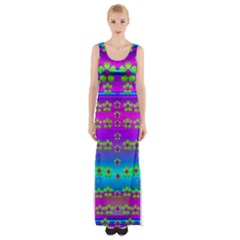 Peace And Groovy Maxi Thigh Split Dress