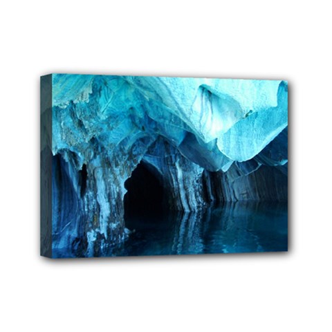 Marble Caves 3 Mini Canvas 7  X 5  by trendistuff