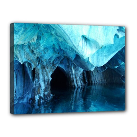 Marble Caves 3 Canvas 16  X 12  by trendistuff