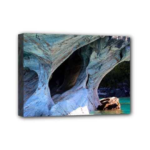 Marble Caves 2 Mini Canvas 7  X 5  by trendistuff