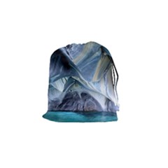 Marble Caves 1 Drawstring Pouches (small)  by trendistuff