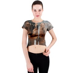 Jenolan Imperial Cave Crew Neck Crop Top by trendistuff