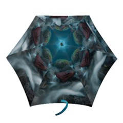 Iceland Cave Mini Folding Umbrellas