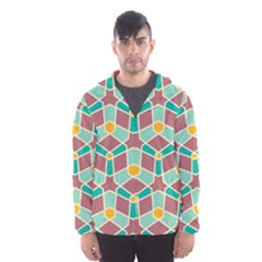 Stars And Other Shapes Pattern Mesh Lined Wind Breaker (men) by LalyLauraFLM