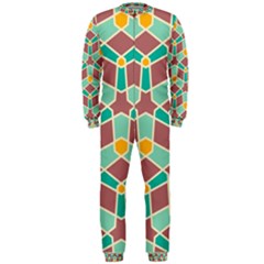 Stars And Other Shapes Pattern Onepiece Jumpsuit (men)