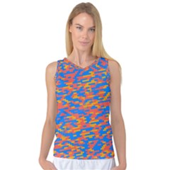 Pixels Women s Basketball Tank Top