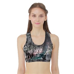 Fingals Cave Women s Sports Bra With Border