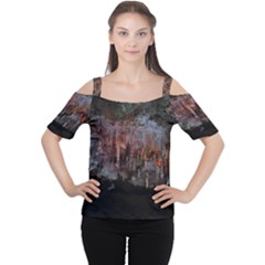 Caves Of Drach Women s Cutout Shoulder Tee