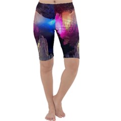 Cave In Iceland Cropped Leggings