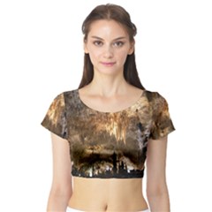 Carlsbad Caverns Short Sleeve Crop Top