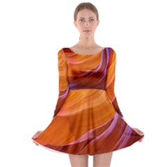 Antelope Canyon 2m Long Sleeve Skater Dress by trendistuff