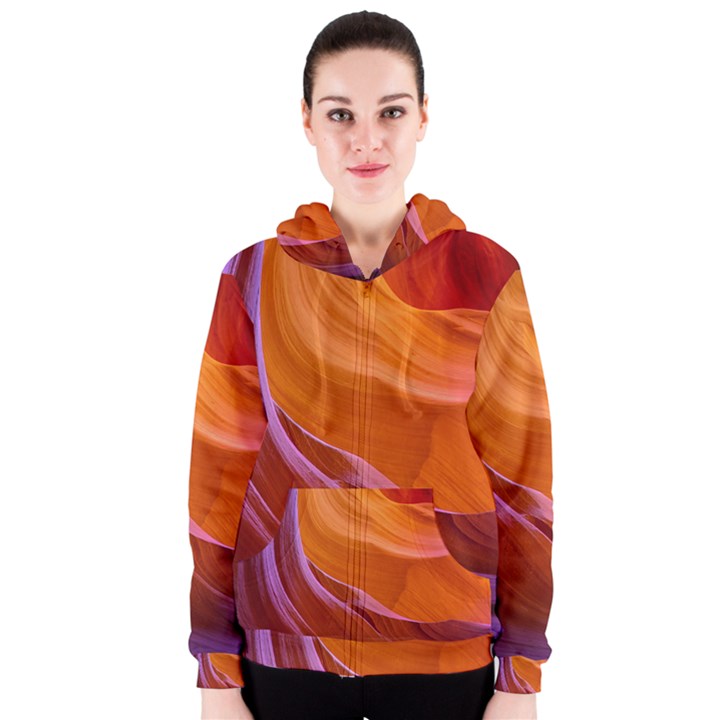 ANTELOPE CANYON 2 Women s Zipper Hoodies