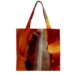 Antelope Canyon 1 Zipper Grocery Tote Bags