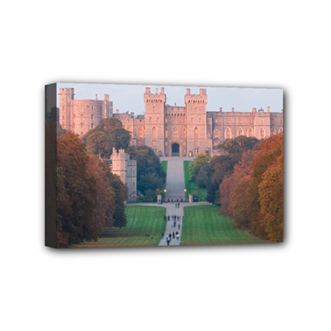 Windsor Castle Mini Canvas 6  X 4  by trendistuff