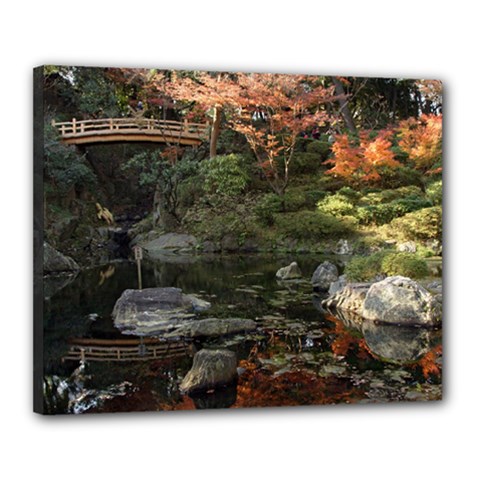 Wakayama Garden Canvas 20  X 16  by trendistuff