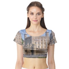 Tower Of London 2 Short Sleeve Crop Top