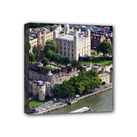 Tower Of London 1 Mini Canvas 4  X 4  by trendistuff