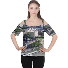 Tower Of London 1 Women s Cutout Shoulder Tee