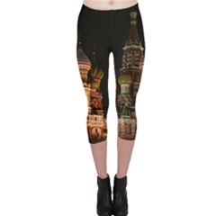 St Basil s Cathedral Capri Leggings by trendistuff