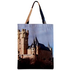 Segovia Castle Zipper Classic Tote Bags