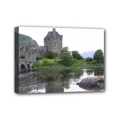 Scotland Eilean Donan Mini Canvas 7  X 5  by trendistuff