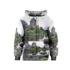 Scotland Eilean Donan Kids Zipper Hoodies by trendistuff