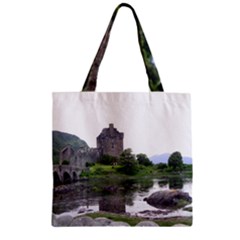 Scotland Eilean Donan Zipper Grocery Tote Bags