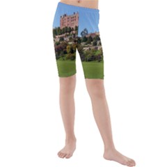 Powis Castle Terraces Kid s Mid Length Swim Shorts