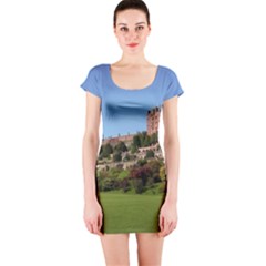 Powis Castle Terraces Short Sleeve Bodycon Dresses