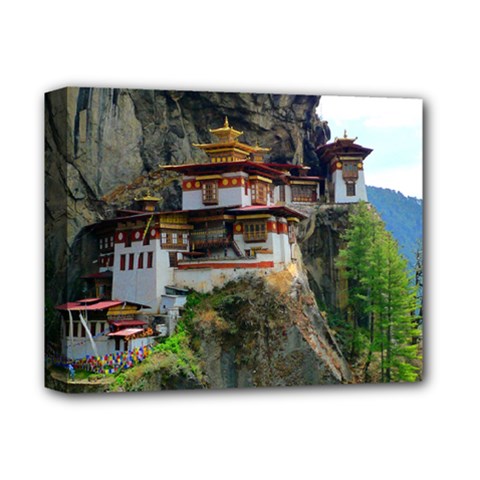 Paro Taktsang Deluxe Canvas 14  X 11  by trendistuff