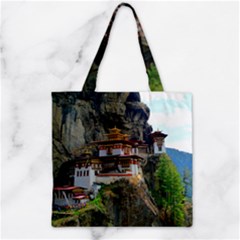 Paro Taktsang Zipper Grocery Tote Bags